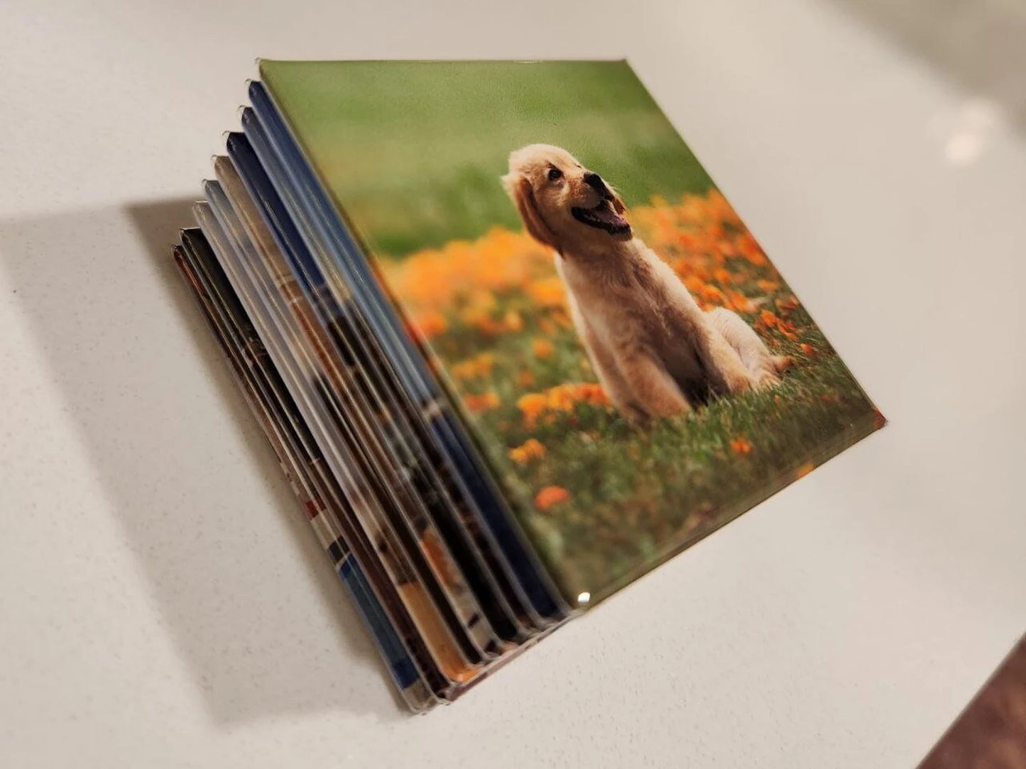 2"x 2" Custom Square Photo Magnets